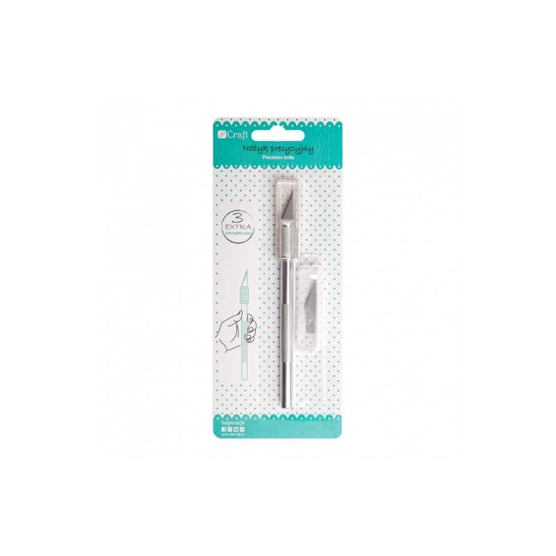 DP Craft nożyk precyzyjny z wymiennymi ostrzami - sklep plastyczny - s