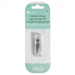 DP Craft zestaw ostrzy wymiennych do nożyka precyzyjnego 5 sztuk - skl