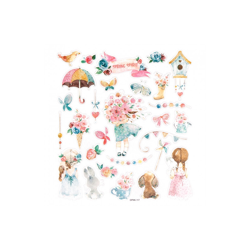 DP Craft glitter stickers 28 pieces