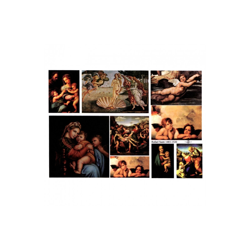 Decoupage paper by Rafael Santi A4