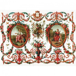 Papier ryżowy do decoupage girlandy kwiatowe A4 ITD R024 - sklep plast