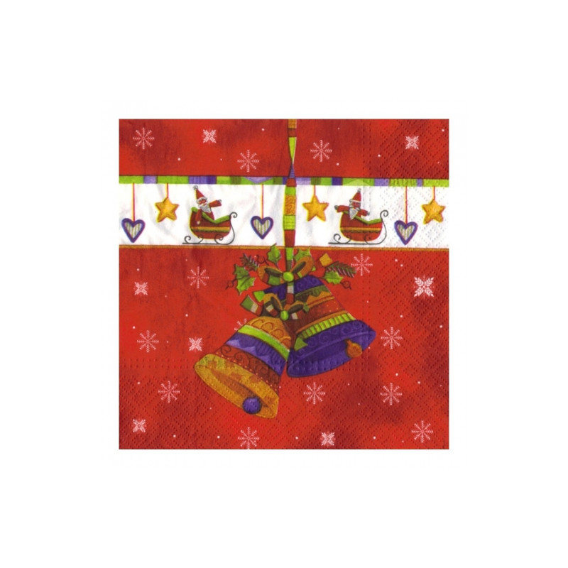 Decoupage napkin paw-decor SDL100723 bells