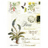 Decoupage paper soft A4 ITD S012 herbs flowers butterflies