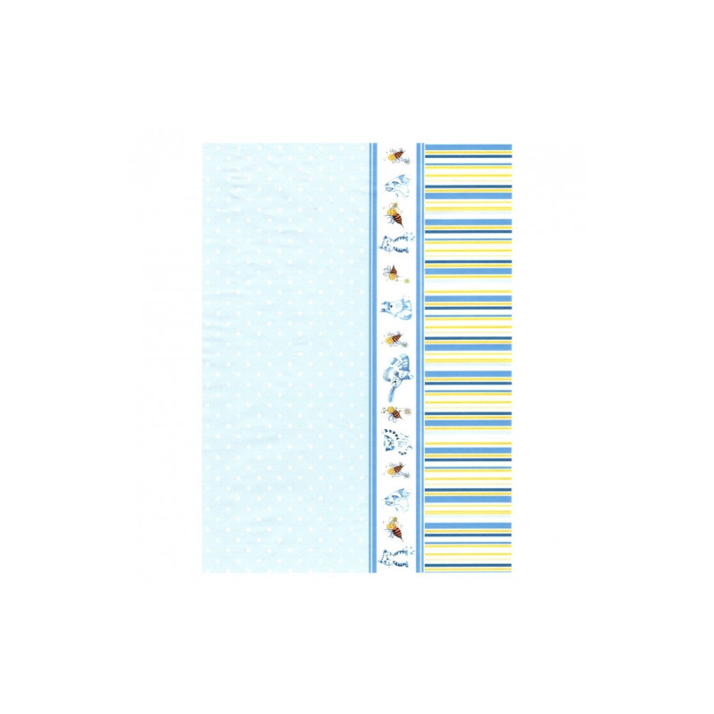 Papier do decoupage soft A4 ITD S016 dekory paski kropki - sklep plast