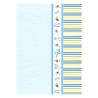 Decoupage paper soft A4 ITD S016 dot stripe decors