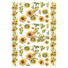 Decoupage paper soft A4 ITD S025 sunflowers