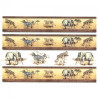 Decoupage paper soft A4 ITD S028 safari decors