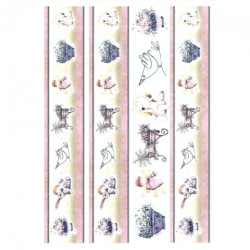 Decoupage paper soft A4 ITD S033 children's decors