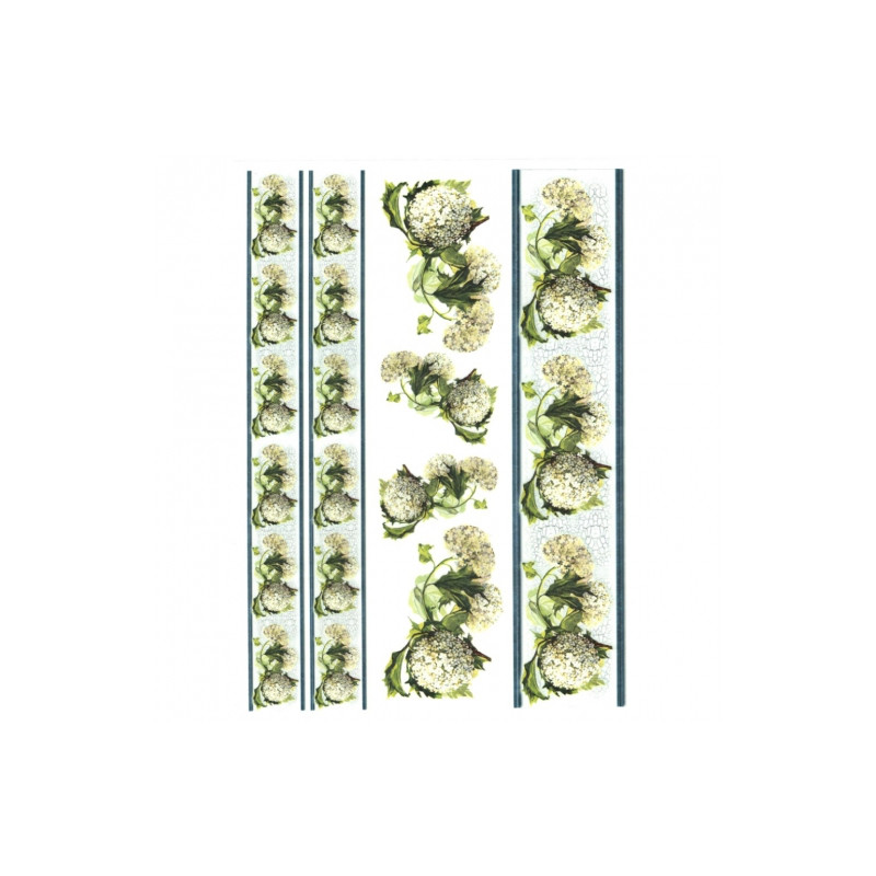Decoupage paper soft A4 ITD S035 flowers decors