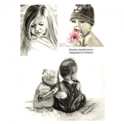 Decoupage paper soft A4 ITD S039 portraits of children