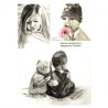 Decoupage paper soft A4 ITD S039 portraits of children