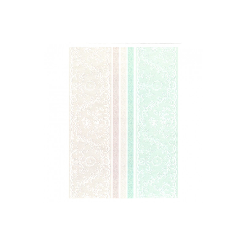 Decoupage paper soft A4 ITD S042 lace background