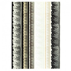 Decoupage paper soft A4 ITD S044 lace