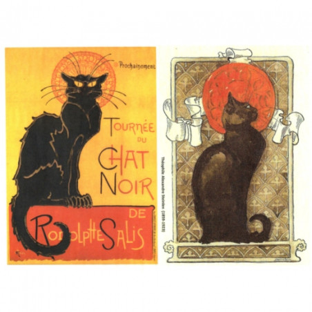 Decoupage paper soft A4 ITD S091 cat