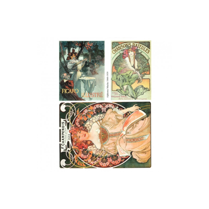 Papier do decoupage soft A4 ITD S092 - sklep plastyczny - szał dla pla