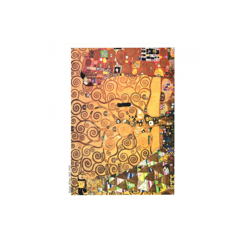 Decoupage paper soft A4 ITD S098 gustav klimt