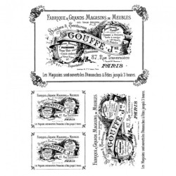 Decoupage paper soft retro A4 ITD S110