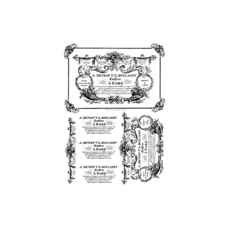 Decoupage paper soft A4 ITD S111