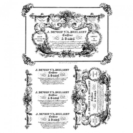 Decoupage paper soft A4 ITD S111