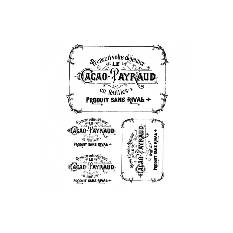 Decoupage paper soft retro A4 ITD S114