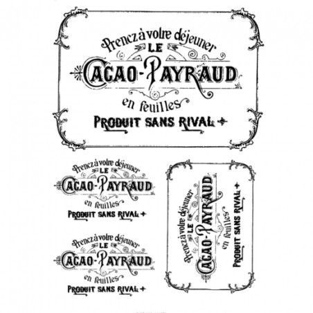 Decoupage paper soft retro A4 ITD S114