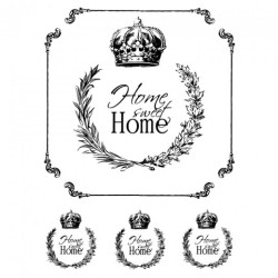 Decoupage paper soft sweet home A4 ITD S121