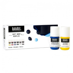 Liquitex soft body acrylic paint set 6x22ml