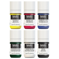 Liquitex soft body acrylic paint set 6x22ml