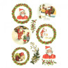 Decoupage paper soft A4 ITD S163 santa claus
