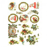 Decoupage paper soft A4 ITD S164 santa claus