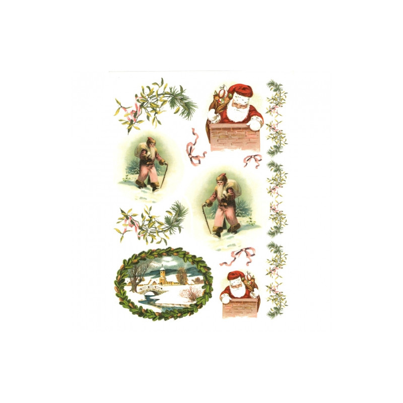 Decoupage paper soft A4 ITD S165