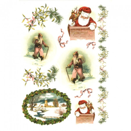 Decoupage paper soft A4 ITD S165