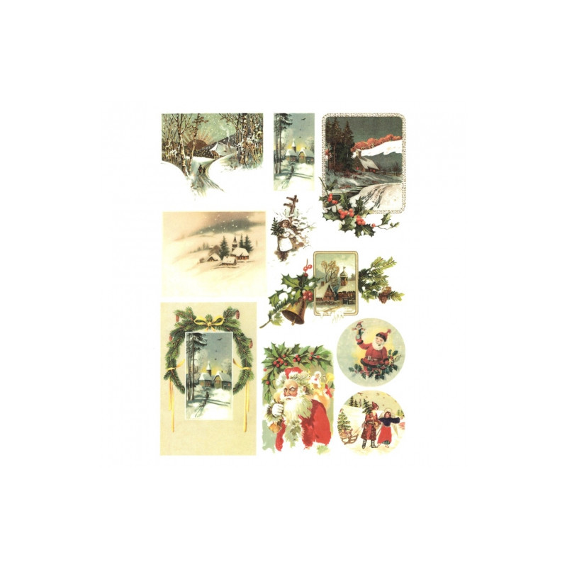 Papier do decoupage soft A4 ITD S167 - sklep plastyczny - szał dla pla