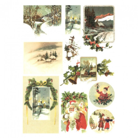 Papier do decoupage soft A4 ITD S167 - sklep plastyczny - szał dla pla