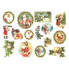 Decoupage paper soft A4 ITD S171 santa claus