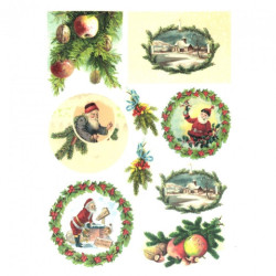 Papier do decoupage soft A4 ITD S173 - sklep plastyczny - szał dla pla