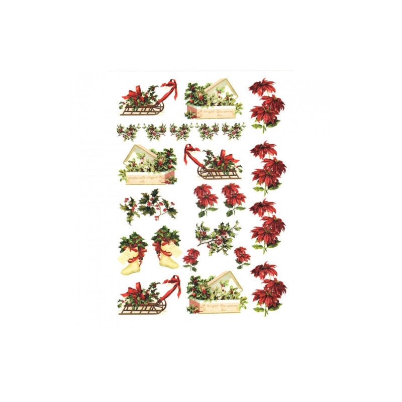 Decoupage paper soft A4 ITD S187