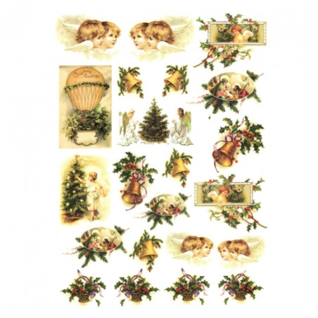 Papier do decoupage soft A4 ITD S188 - sklep plastyczny - szał dla pla