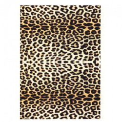 Rice decoupage paper leopard A4 ITD R080