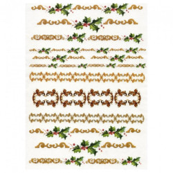 Papier ryżowy do decoupage świąteczne dekoracje A4 ITD R238 - sklep pl