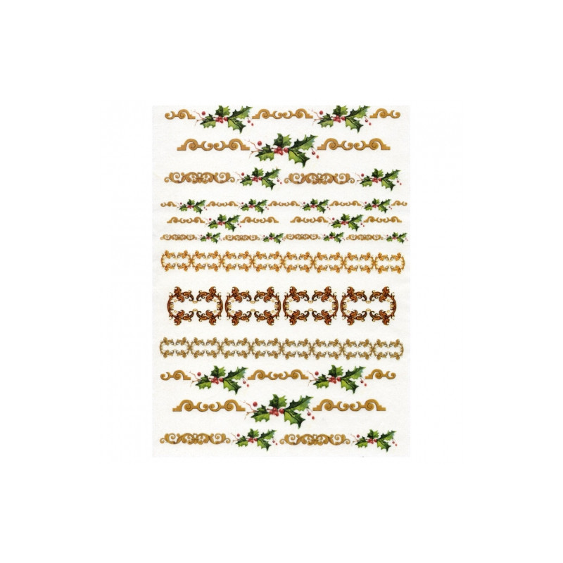 Papier ryżowy do decoupage świąteczne dekoracje A4 ITD R238 - sklep pl