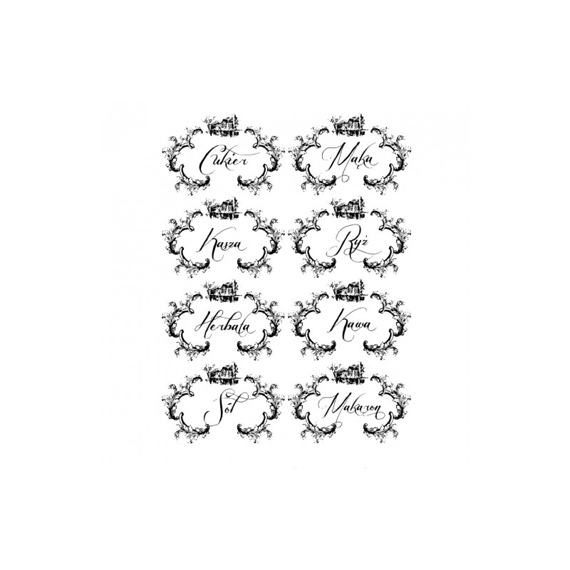 Rice decoupage paper A4 ITD R398