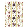 Papier ryżowy do decoupage kwiaty ornamenty A4 ITD R468 - sklep plasty