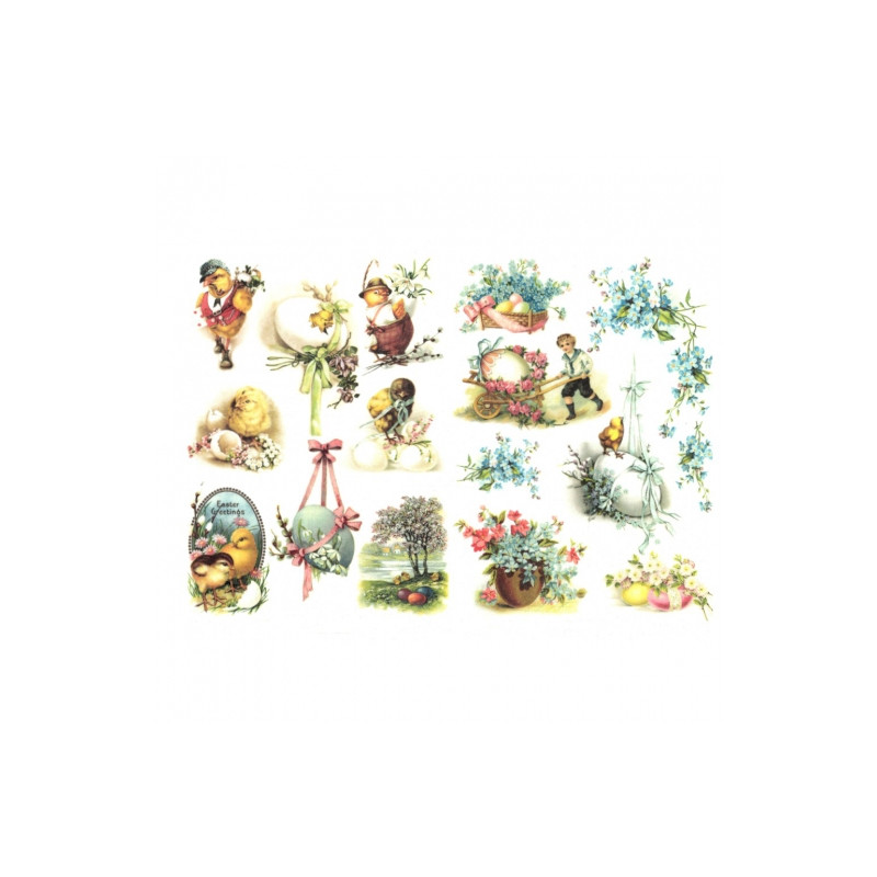 Rice decoupage paper A4 ITD R490 easter