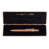 Caran'dAche 849 roller ballpoint pen in a brut rose case