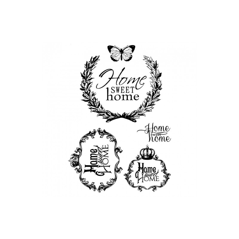 Rice decoupage paper sweet home butterfly A4 ITD R516