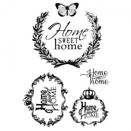 Papier ryżowy do decoupage sweet home motyl A4 ITD R516 - sklep plasty