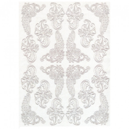 Rice decoupage paper lace A4 ITD R557