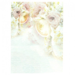 Rice paper for decoupage flowers A4 ITD R569