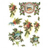 Papier ryżowy do decoupage boże narodzenie dzwonki A4 ITD R575 - sklep